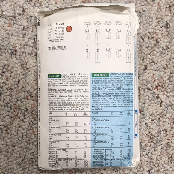 Vintage kids sewing patterns - Picture 9 of 11